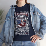 A VETERAN Unisex Heavy Cotton Tee