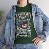 A VETERAN Unisex Heavy Cotton Tee