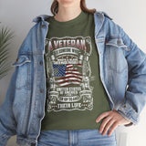 A VETERAN Unisex Heavy Cotton Tee