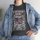 A VETERAN Unisex Heavy Cotton Tee