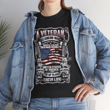 A VETERAN Unisex Heavy Cotton Tee