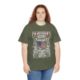 A VETERAN Unisex Heavy Cotton Tee