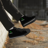 Classic HIGH-Top Canvas Shoes - White/Black