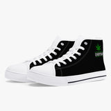 Classic HIGH-Top Canvas Shoes - White/Black