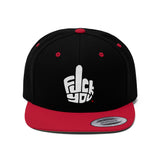 FU Unisex Flat Bill Hat