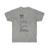 Define F Unisex Ultra Cotton Tee