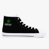 Classic HIGH-Top Canvas Shoes - White/Black