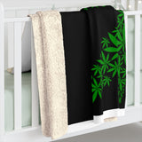 Sherpa Weed Fleece Blanket