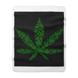 Sherpa Weed Fleece Blanket