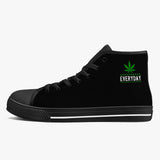 Classic HIGH-Top Canvas Shoes - White/Black