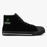 Classic HIGH-Top Canvas Shoes - White/Black