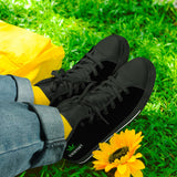 Classic HIGH-Top Canvas Shoes - White/Black