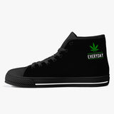 Classic HIGH-Top Canvas Shoes - White/Black
