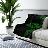 Sherpa Weed Fleece Blanket