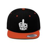FU Unisex Flat Bill Hat