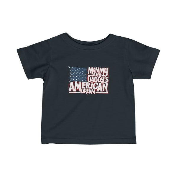 American Dream Flag Infant Fine Jersey Tee