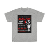 January Unisex Heavy Cotton Tee