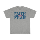 Faith over Fear Unisex Heavy Cotton Tee