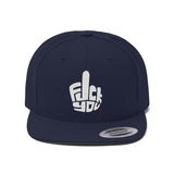 FU Unisex Flat Bill Hat