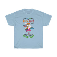 FF Here Unicorn Unisex Heavy Cotton Tee