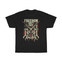 US Veteran Freedom  Unisex Heavy Cotton Tee