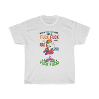 FF Here Unicorn Unisex Heavy Cotton Tee