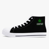 Classic HIGH-Top Canvas Shoes - White/Black