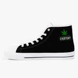 Classic HIGH-Top Canvas Shoes - White/Black