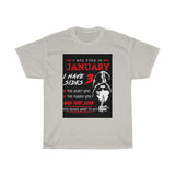 January Unisex Heavy Cotton Tee