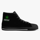 Classic HIGH-Top Canvas Shoes - White/Black