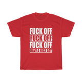 F Off Unisex Heavy Cotton Tee